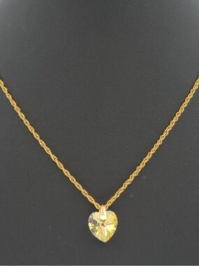Allura heart necklace Swarovski Crystal BMNY